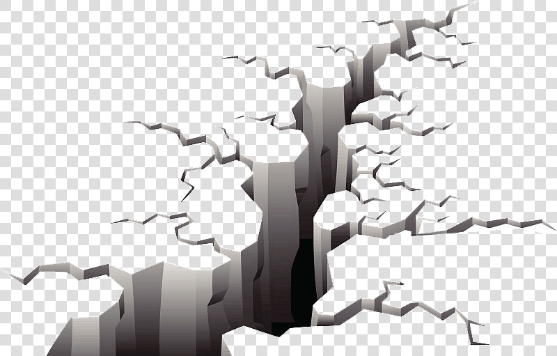 Crack In The Ground Earthquake Illustration   Ground Crack Png  Transparent PngTransparent PNG