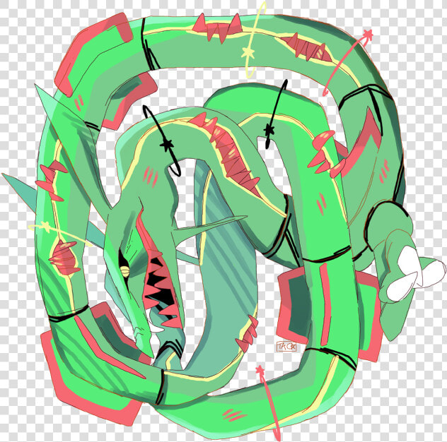 Rayquaza Ouroboros  HD Png DownloadTransparent PNG