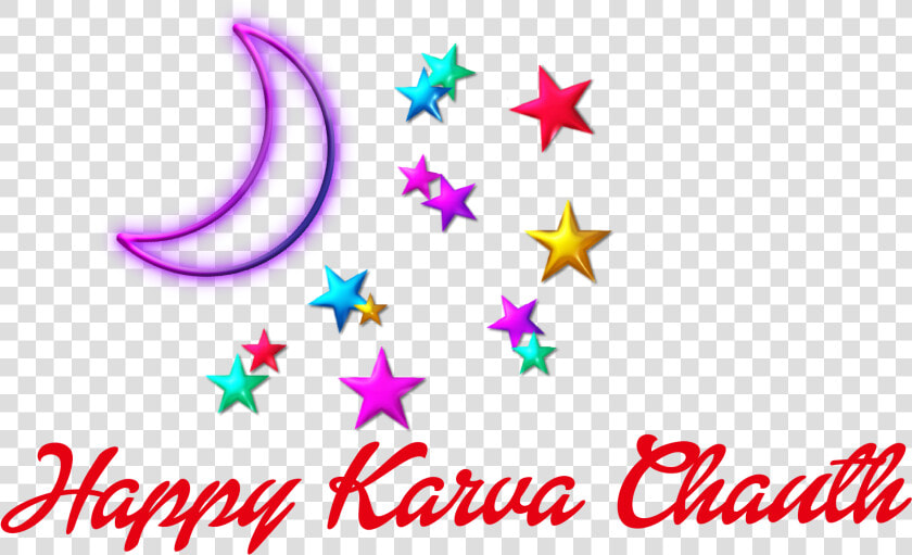 Happy Karva Chauth 2019 Png Photo Background   Transparent Colorful Stars Png  Png DownloadTransparent PNG