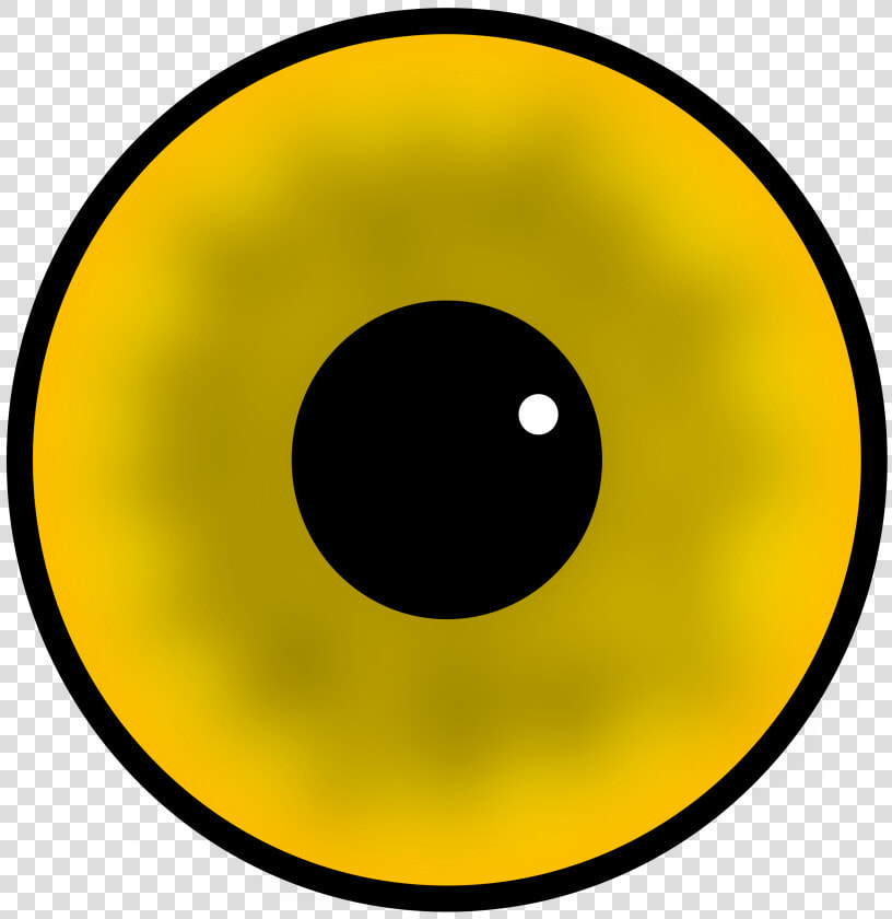 Big Cartoon Eyes Eyeball Clipart Eye Injury Pencil   Yellow Eyes Clipart  HD Png DownloadTransparent PNG