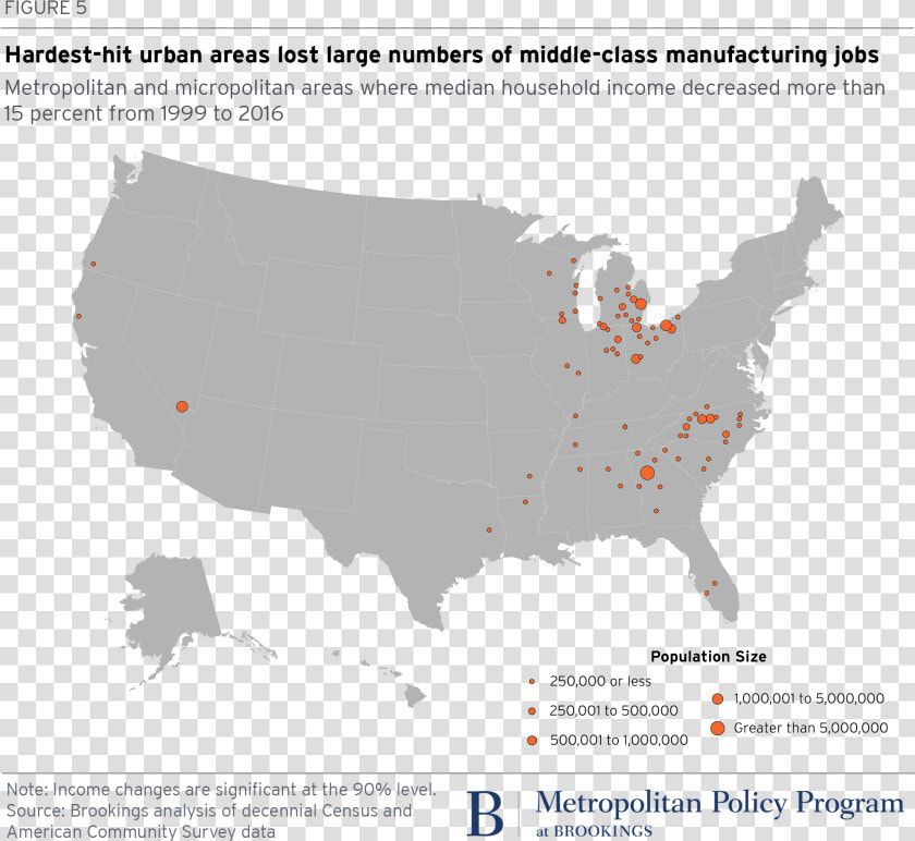 Hardest Hit Urban Areas Lost Large Numbers Of Middle   Gender Majority In Us  HD Png DownloadTransparent PNG