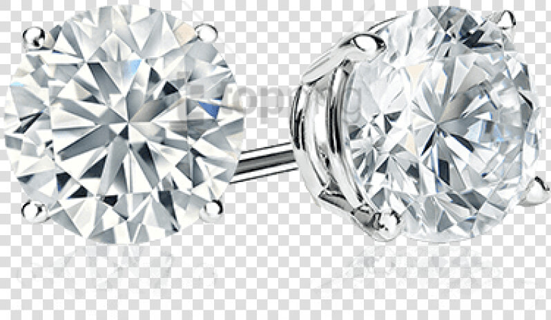 Free Png Diamond Stud Earrings Png Image With Transparent   Diamond Solitaire Earrings In Gold  Png DownloadTransparent PNG