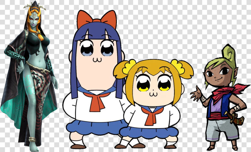 Transparent Midna Png   Popuko X Pipimi  Png DownloadTransparent PNG