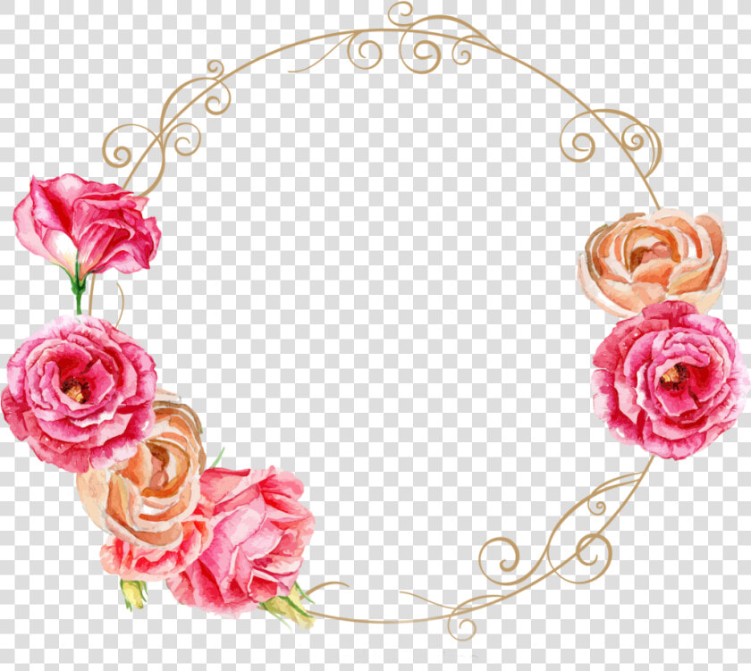  ftestickers  watercolor  flowers  roses  frame  borders   Portable Network Graphics  HD Png DownloadTransparent PNG