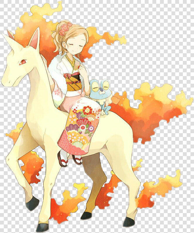  rapidash  pokémon  unicornio  caballo  fuego  HD Png DownloadTransparent PNG