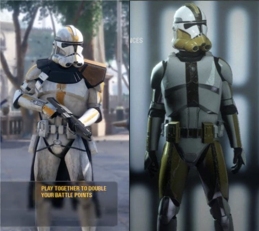 Star Wars Battlefront 2 New Clone Trooper Skins  HD Png DownloadTransparent PNG