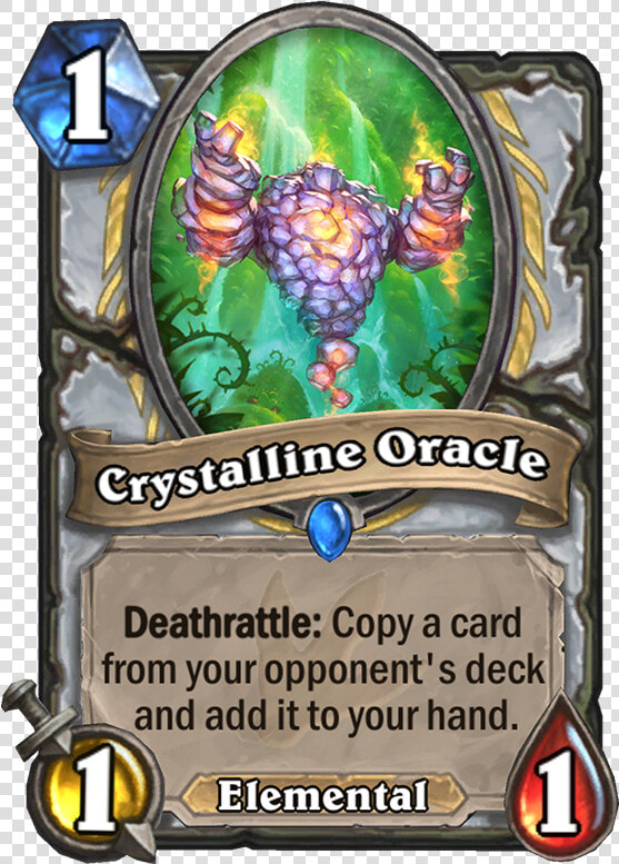 Hearthstone Card Png   Crystalline Oracle Hearthstone  Transparent PngTransparent PNG