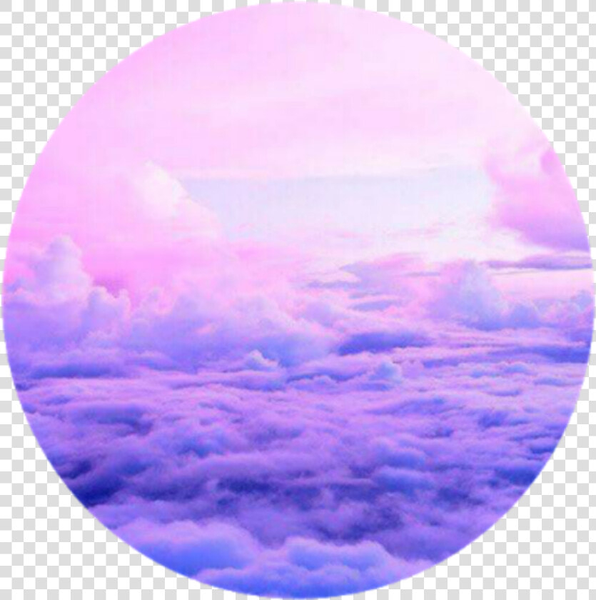  purple  lila  rosa  pink  nuves  cirlce  circulo  marco   Purple And Pink Sky  HD Png DownloadTransparent PNG