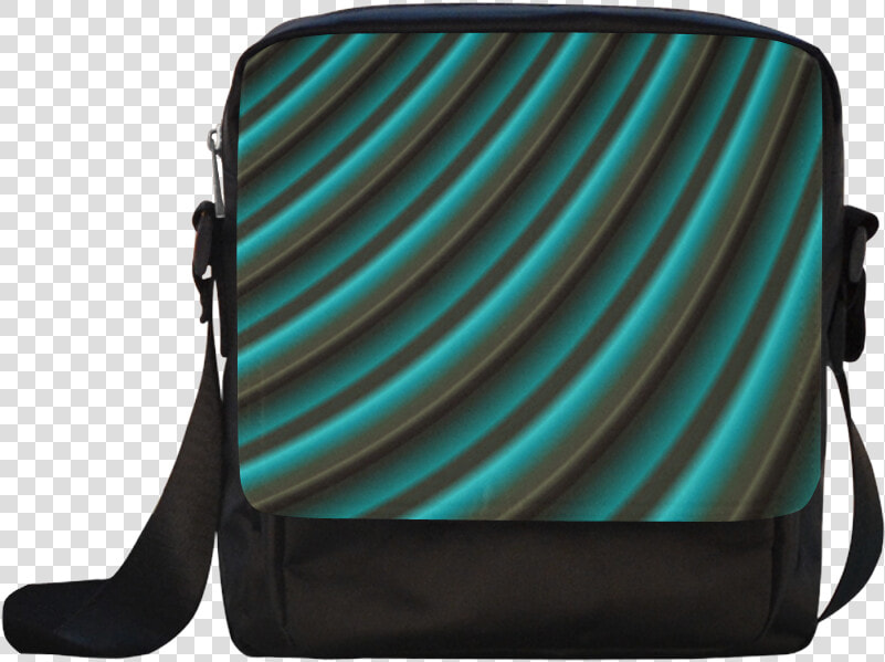 Glossy Green Gradient Stripes Crossbody Nylon Bags   Messenger Bag  HD Png DownloadTransparent PNG