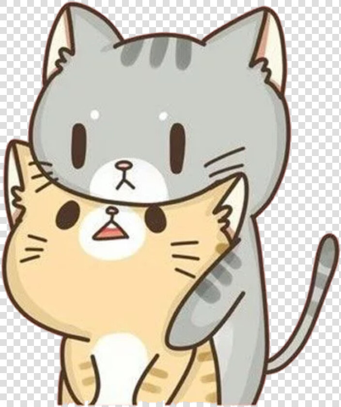 Neko Gato Cat Gatitos Cute Tumblr Kawaii Color Beautifu   Stickers De Gatitos Para Whatsapp  HD Png DownloadTransparent PNG