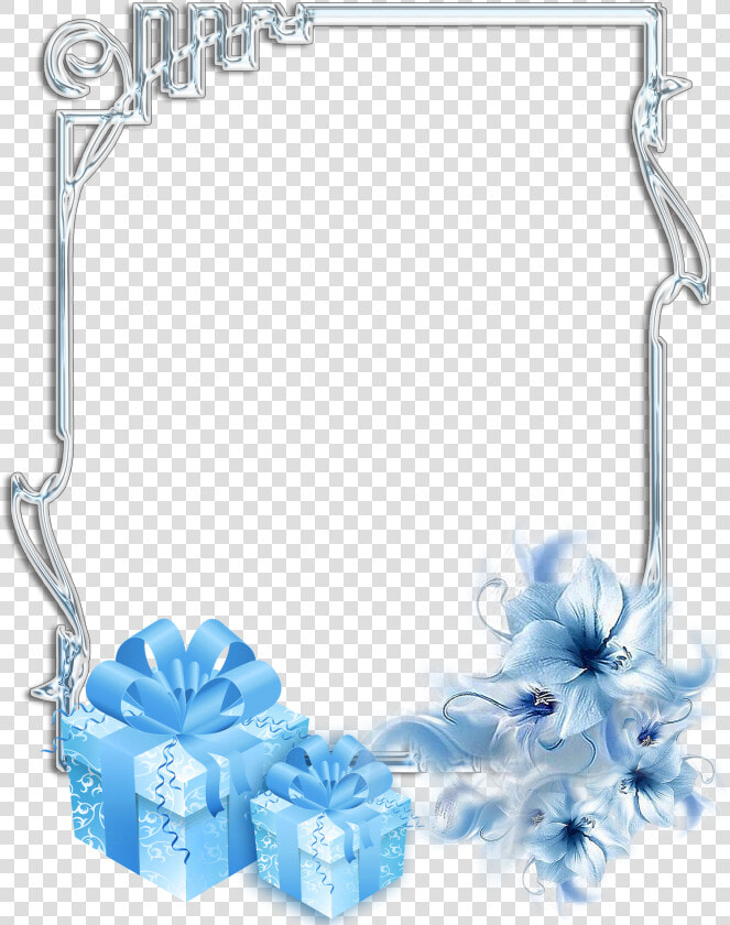 Transparent Christmas Present Border Clipart   Christmas Png Transparent Blue  Png DownloadTransparent PNG