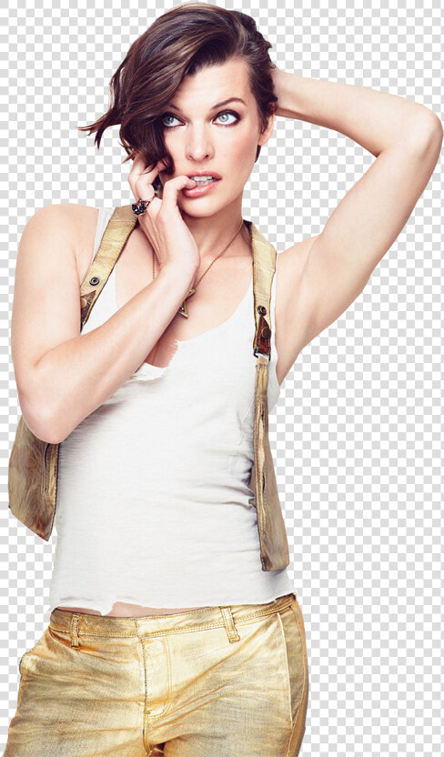 Milla Jovovich Png Free Image   Milla Jovovich And Margot Robbie  Transparent PngTransparent PNG