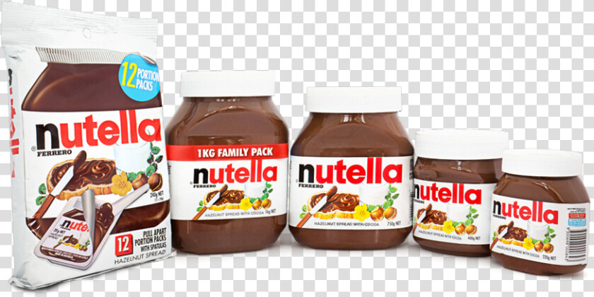 Nutella products   Nutella Size Comparison  HD Png DownloadTransparent PNG