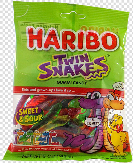 Haribo Gummies Twin Snakes   Haribo Twin Snakes  HD Png DownloadTransparent PNG