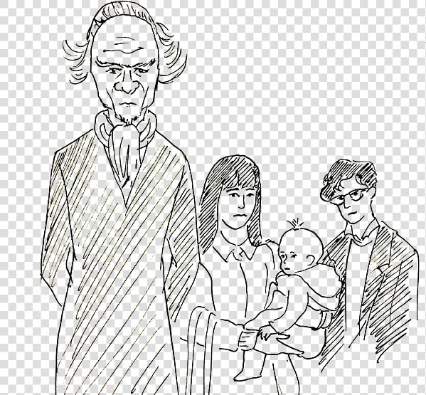 Mr Poe Series Of Unfortunate Events Drawing  HD Png DownloadTransparent PNG