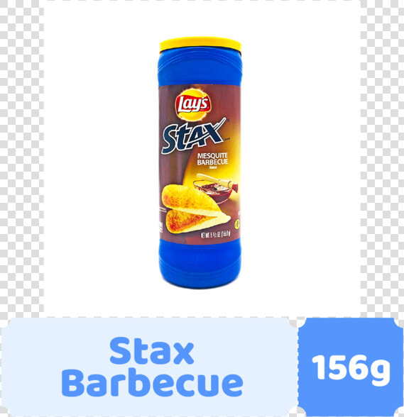 Lay S Stax Bbq 156g Class   Junk Food  HD Png DownloadTransparent PNG