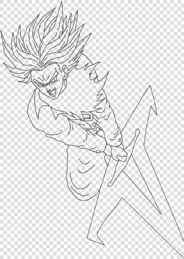 Baby Rage Lineart   Lr Majin Vegeta Drawing  HD Png DownloadTransparent PNG