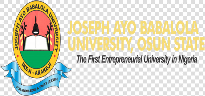 Joseph Ayo Babalola University Logo  HD Png DownloadTransparent PNG