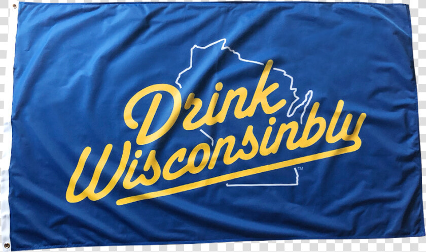 Blue  amp  Yellow Flag   Drink Wisconsinbly  HD Png DownloadTransparent PNG