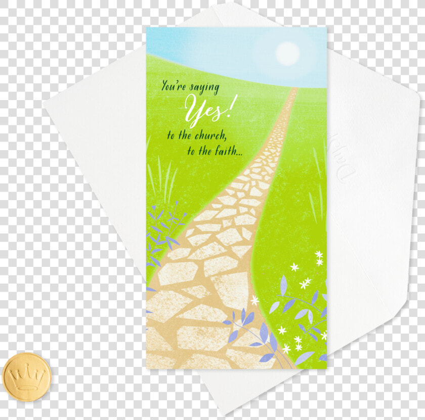 Stone Path Confirmation Money Holder Card   Graphic Design  HD Png DownloadTransparent PNG