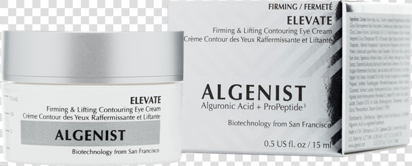 Elevate Firming And Lifting Contouring Eye Cream Front   Algenist Elevate Firming  amp  Lifting Contouring Eye  HD Png DownloadTransparent PNG