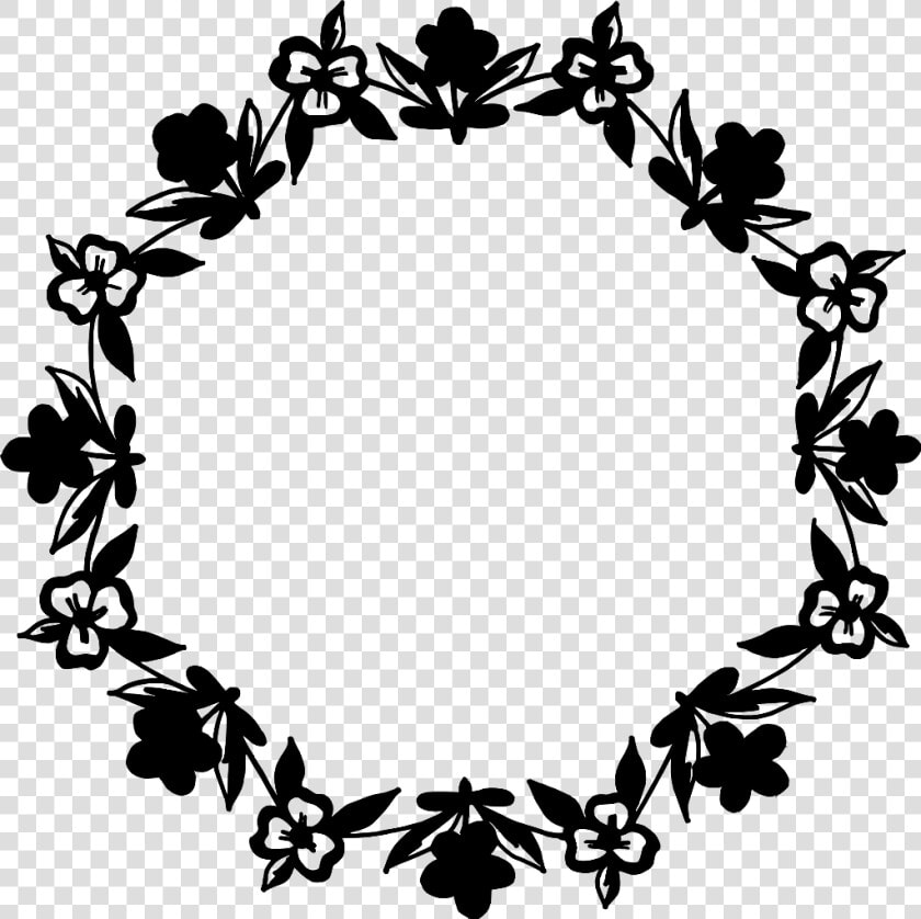  frames  frame  borders  border  round  circle  circles   Circle Of Flowers Vector  HD Png DownloadTransparent PNG