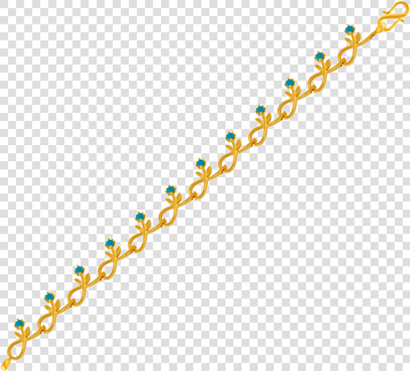 10kt Yellow Gold And American Diamond Bracelet For   Chain  HD Png DownloadTransparent PNG