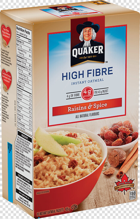 Transparent Raisins Png   Quaker Oatmeal Protein  Png DownloadTransparent PNG