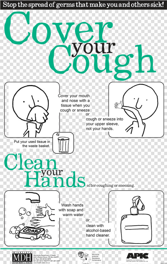 Cdc Says This Year S Flu Season   Cdc Cough Etiquette  HD Png DownloadTransparent PNG