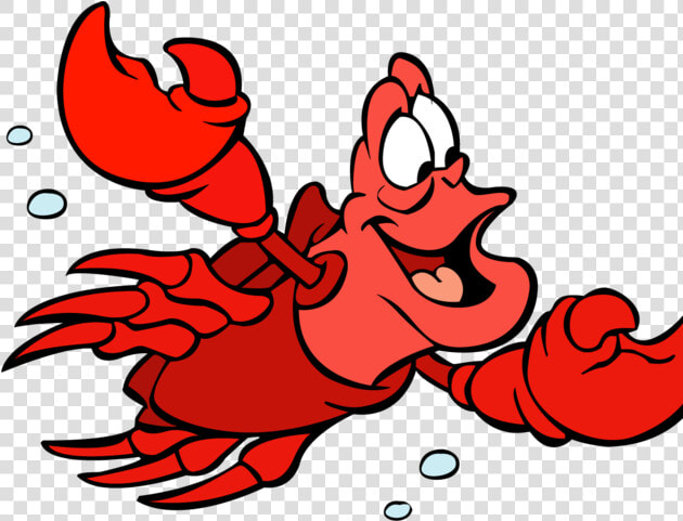 Crabs Clipart Sebastian   Lobster From Little Mermaid  HD Png DownloadTransparent PNG