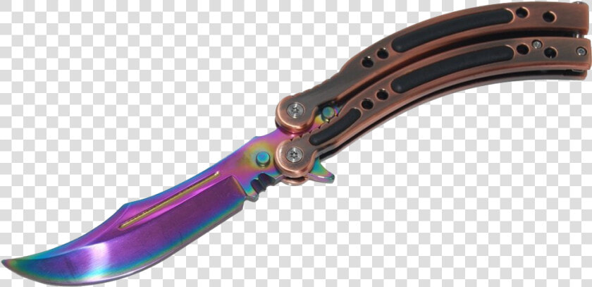 Butterfly Knife Fade Real Life   Real Butterfly Knife Fade  HD Png DownloadTransparent PNG