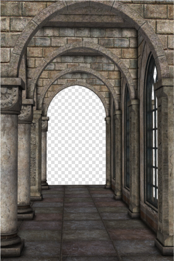  castle  archway  hallway  hall   Hallway Picture Transparent Background  HD Png DownloadTransparent PNG