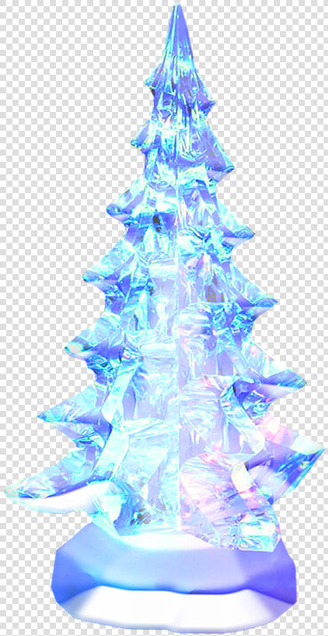 Crystal Christmas Tree  Glass Christmas Tree  Blue   Christmas Tree  HD Png DownloadTransparent PNG