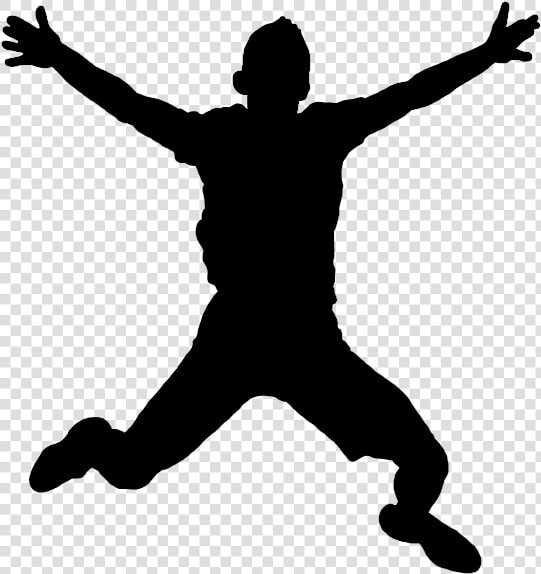 Silhouette Jump At Getdrawings   Hiking Whiteface Mountain  HD Png DownloadTransparent PNG