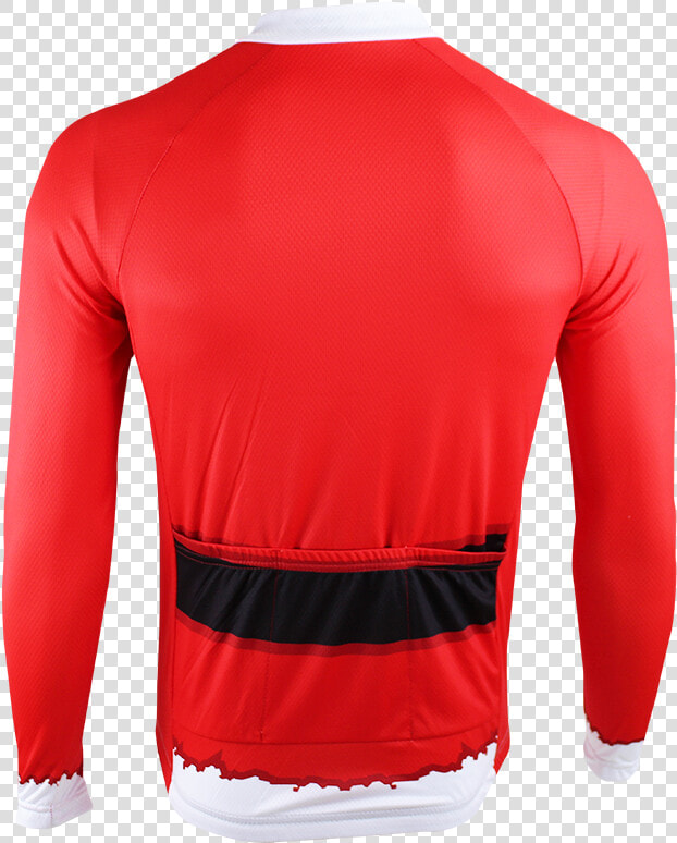 Santa Suit Long Sleeve Christmas Cycling Jersey  HD Png DownloadTransparent PNG