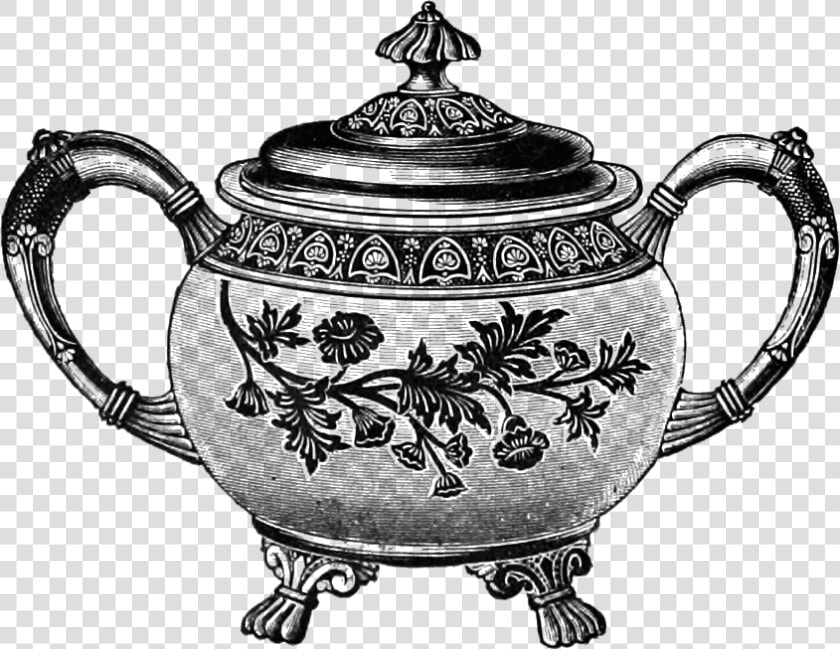 Teapot   Clipart   Vintage Teapot Png  Transparent PngTransparent PNG