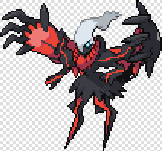 Yveltal Fusion Sprite design By   Yveltal And Darkrai Fusion  HD Png DownloadTransparent PNG