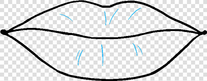 How To Draw Lips Really Easy Drawing Tutorial   Simple Lips Drawing Png  Transparent PngTransparent PNG