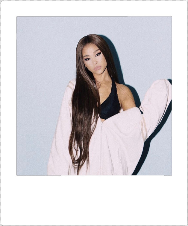  ariana  grande  white  tumblr  polaroid  square  photo   Ariana Grande Model  HD Png DownloadTransparent PNG