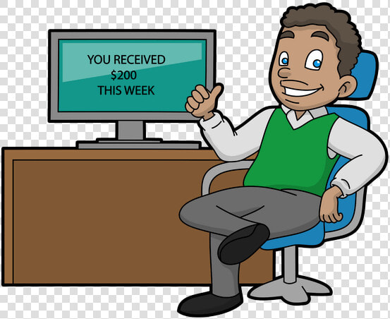 Online Earning Cartoon Png  Transparent PngTransparent PNG