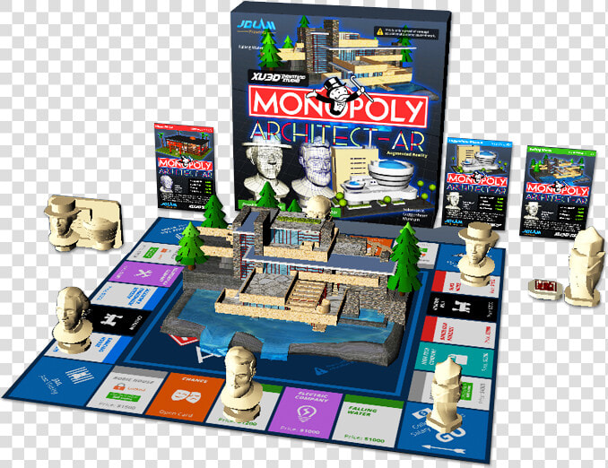 Augmented Reality Architect Monopoly Board Game Design   Augmented Reality Board Game Png  Transparent PngTransparent PNG