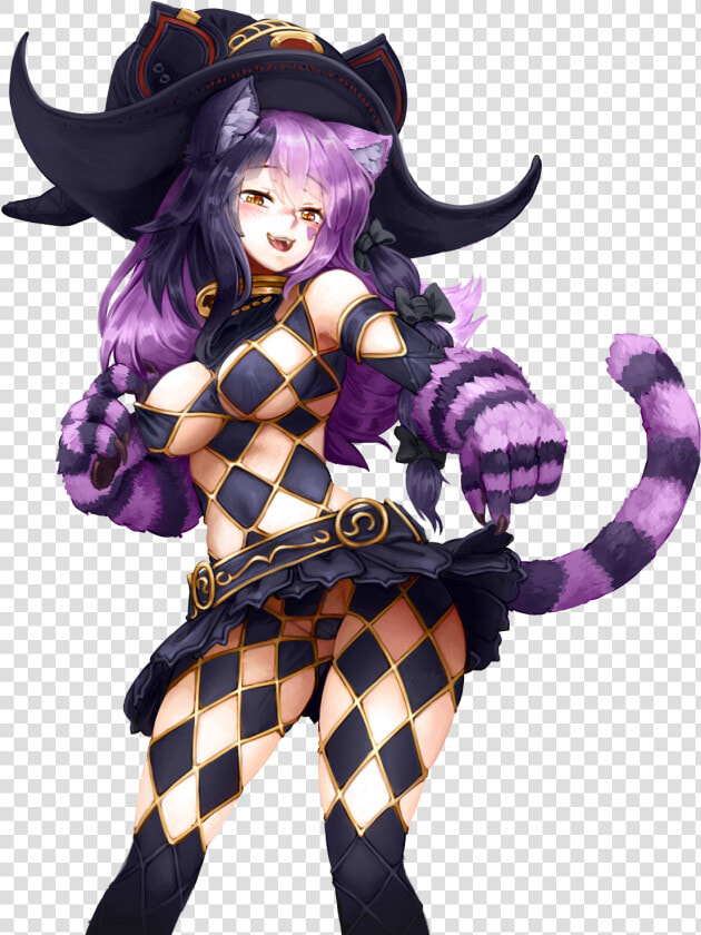 Anime Cheshire Cat Girl   Png Download   Cheshire Cat Anime Girl  Transparent PngTransparent PNG