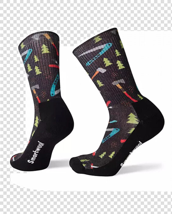 Smartwool Hike Light Sharp Things Print Crew Socks  HD Png DownloadTransparent PNG