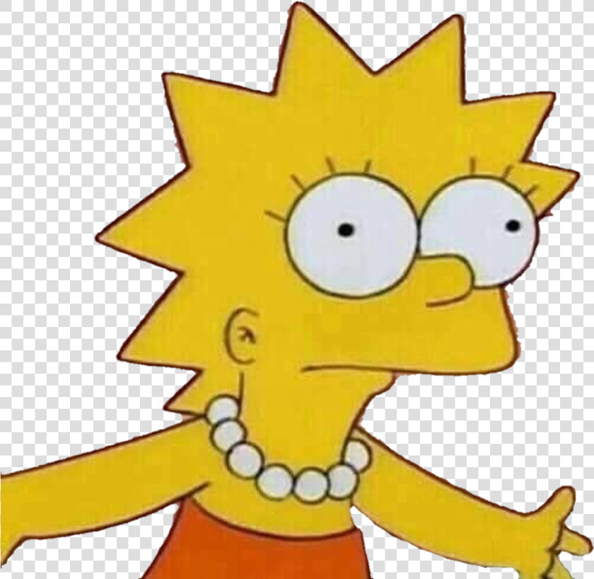  meme  memes  simpsons  simpson  simpsonswave  simpsonsfamily   Lisa Simpson Fight Me Meme  HD Png DownloadTransparent PNG