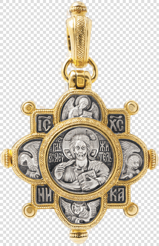 Ms039 A Russian Orthodox Silver Reliquary Cross Pendant   Locket  HD Png DownloadTransparent PNG