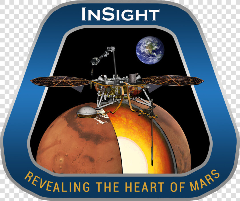 Nasa Insight Mission Patch  HD Png DownloadTransparent PNG