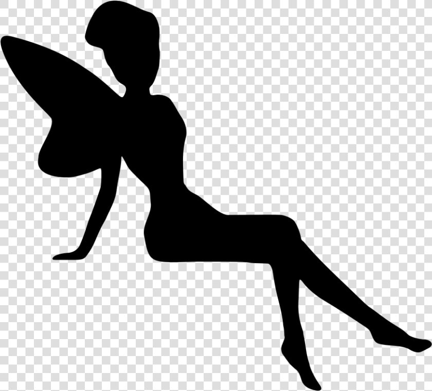 Sitting Fairy Silhouette At Getdrawings   Sitting Fairy Silhouette Png  Transparent PngTransparent PNG