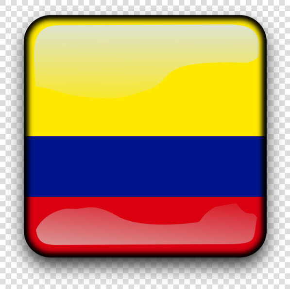 Square yellow line   Boton Bandera Colombia Png  Transparent PngTransparent PNG