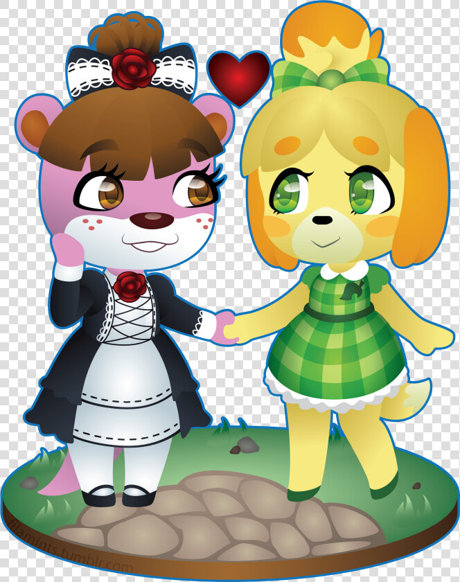 Lottie  amp  Isabelle Park Date   Isabelle Acnl Lottie  HD Png DownloadTransparent PNG