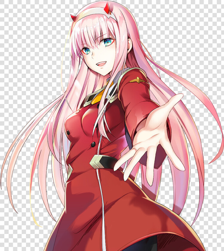 Transparent Zero Two Png   002 Darling In The Franxx  Png DownloadTransparent PNG